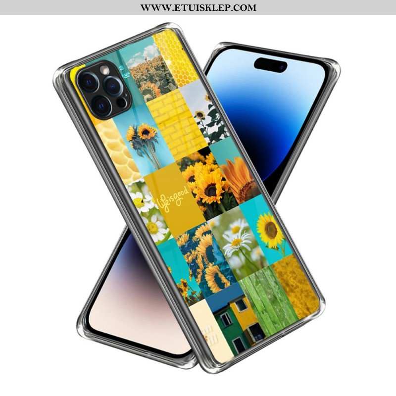 Etui do iPhone 14 Pro Max Intensywne Słoneczniki